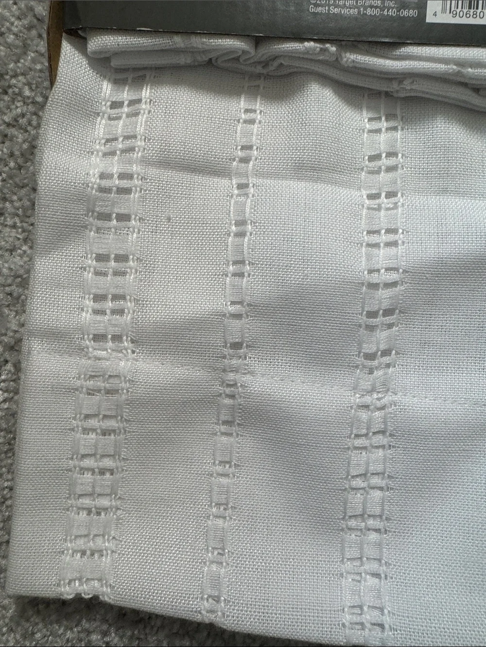 Threshold White Light-Filtering Window Valance 54